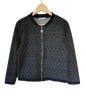 Veste zippée imprimé doré/argenté Grain de Malice