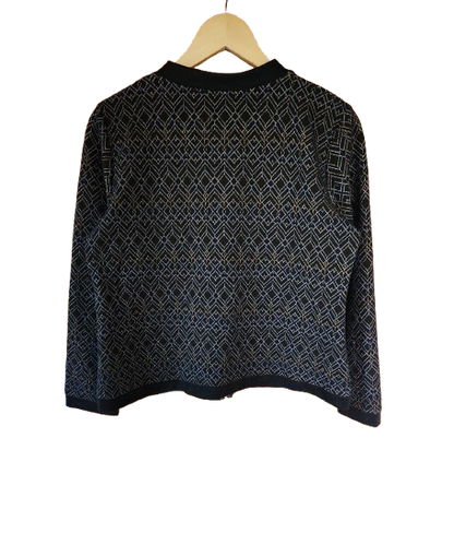 Veste zippée imprimé doré/argenté Grain de Malice