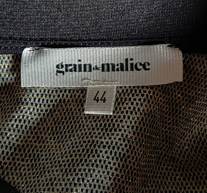 Veste zippée imprimé doré/argenté Grain de Malice