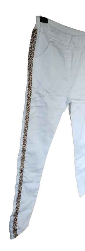 Pantalon blanc skinny Made in Italy