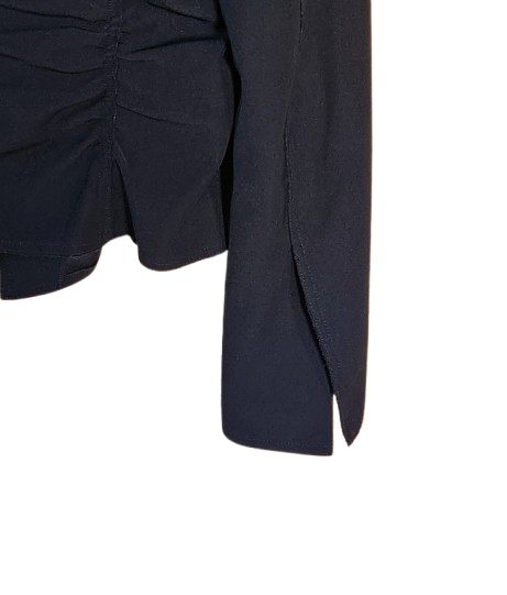 Veste blazer froncée Zara