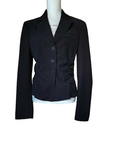 Veste blazer froncée Zara
