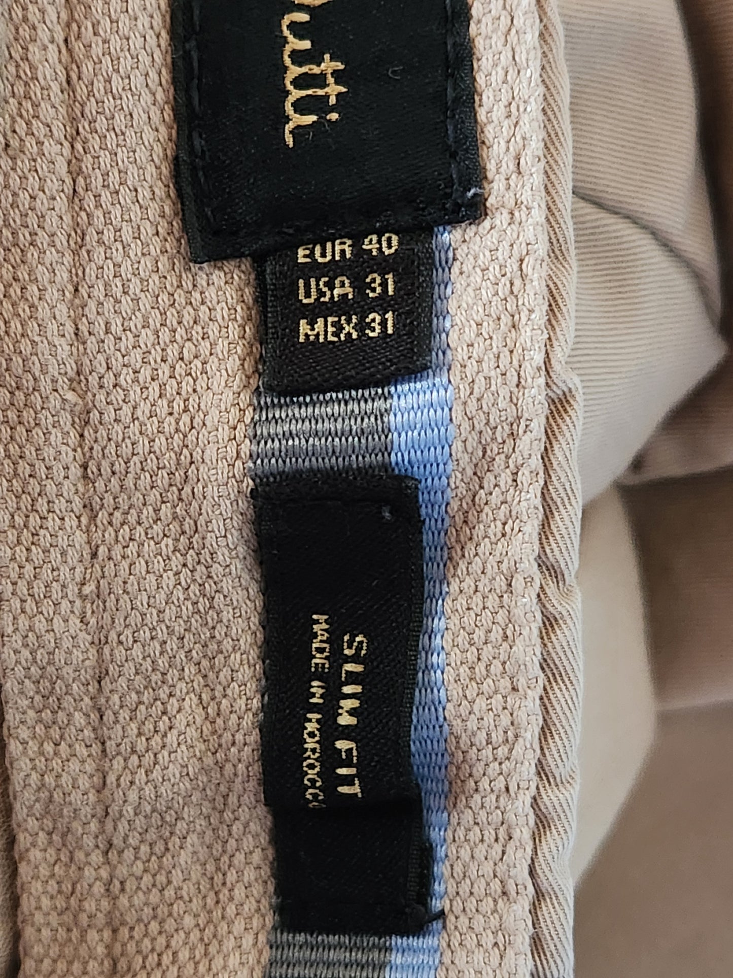 Pantalon slim fit Massimo Dutti