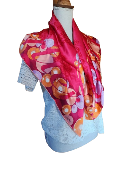Foulard carré en soie CARTIER