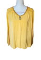 Blouse fluide avec col brodé