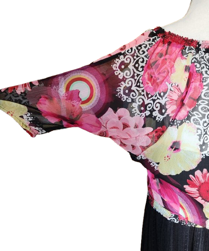 Blouse en voile semi-transparent DESIGUAL