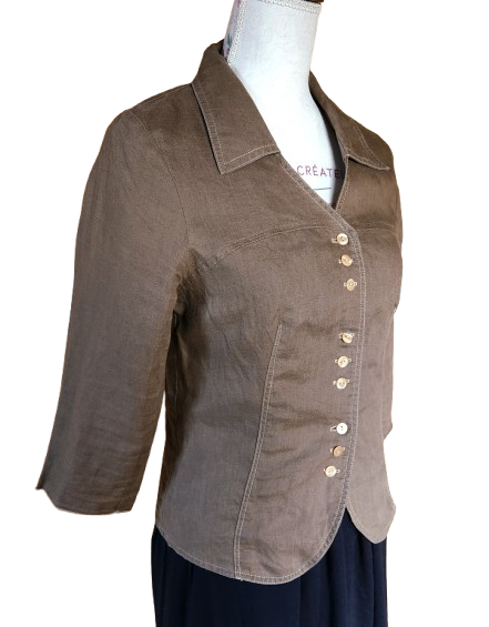 Veste chemise en lin Patrice Bréal