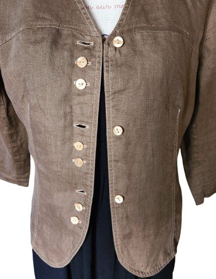 Veste chemise en lin Patrice Bréal