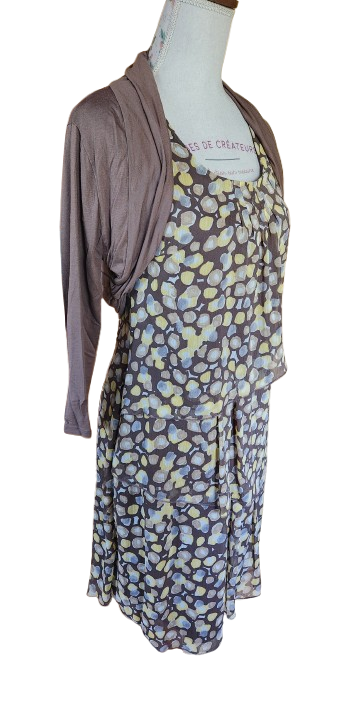 Ensemble 2 pièces, robe et boléro Armand Thiery