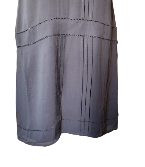Robe en soie avec perles MAISON 123