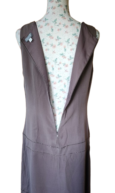 Robe en soie avec perles MAISON 123
