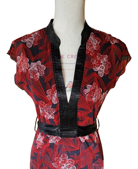 Robe longue style japonais Mexx