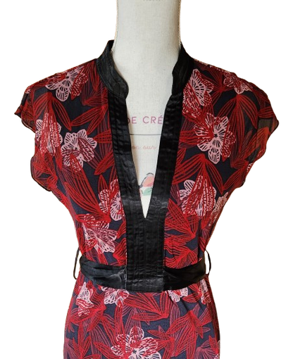 Robe longue style japonais Mexx