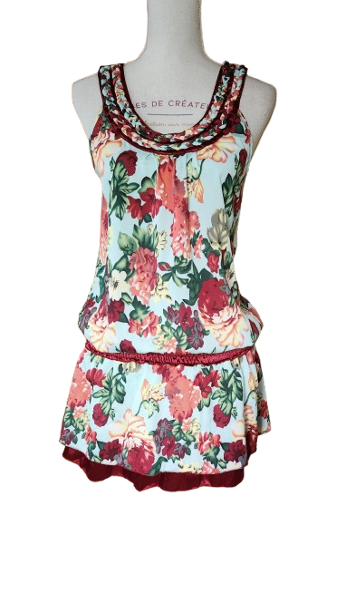 Robe courte en soie Anna Moda Piu