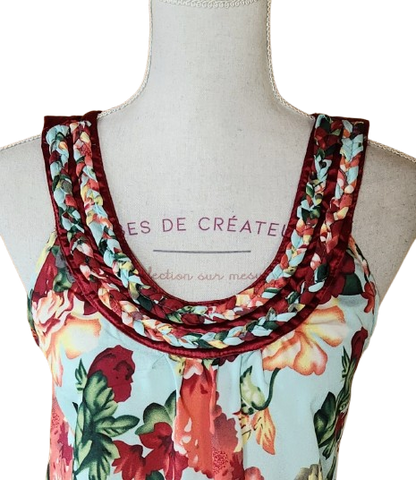 Robe courte en soie Anna Moda Piu