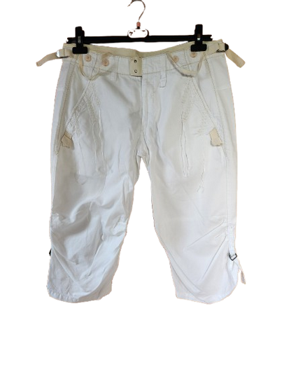 Pantacourt/bermuda blanc Made In Italy