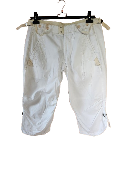 Pantacourt/bermuda blanc Made In Italy