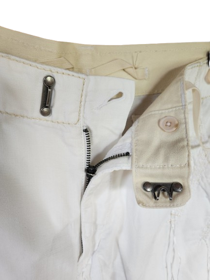 Pantacourt/bermuda blanc Made In Italy