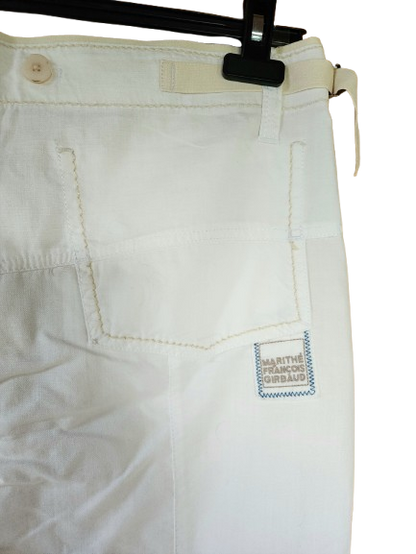 Pantacourt/bermuda blanc Made In Italy