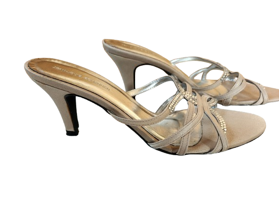 Sandales à talons avec strass Jean-Louis Scherrer