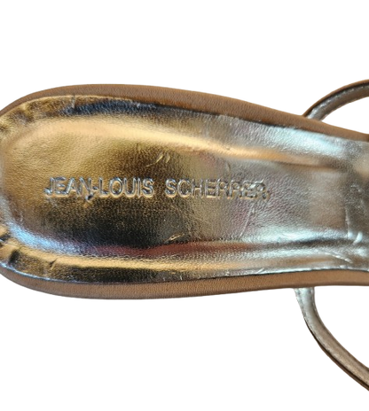 Sandales à talons avec strass Jean-Louis Scherrer