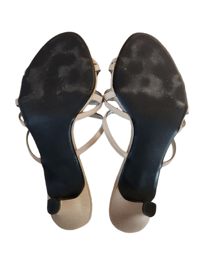 Sandales à talons avec strass Jean-Louis Scherrer