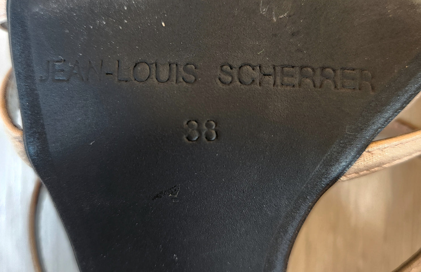 Sandales à talons avec strass Jean-Louis Scherrer