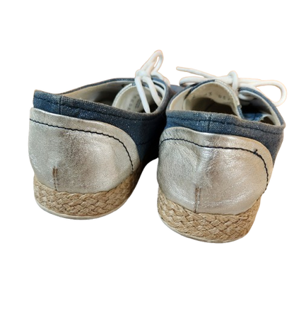 Baskets/Espadrilles bleu pailleté Geox