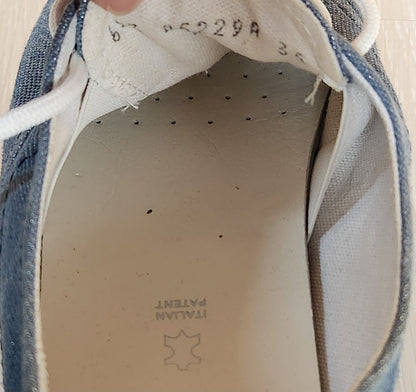 Baskets/Espadrilles bleu pailleté Geox