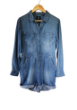 Combi-short effet jean en lyocell Superdry
