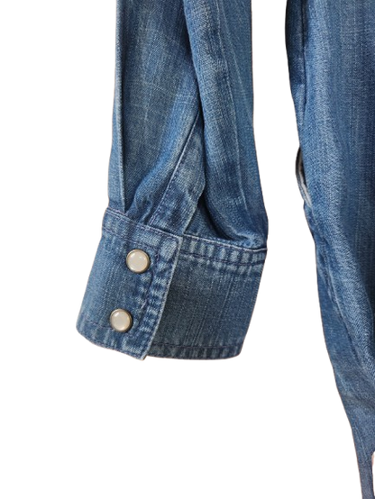 Combi-short effet jean en lyocell Superdry