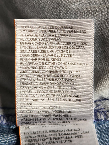 Combi-short effet jean en lyocell Superdry