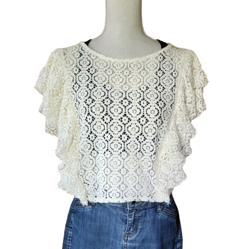 Blouse en dentelle Zara