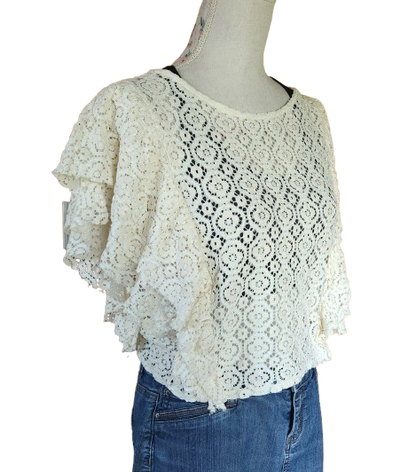 Blouse en dentelle Zara
