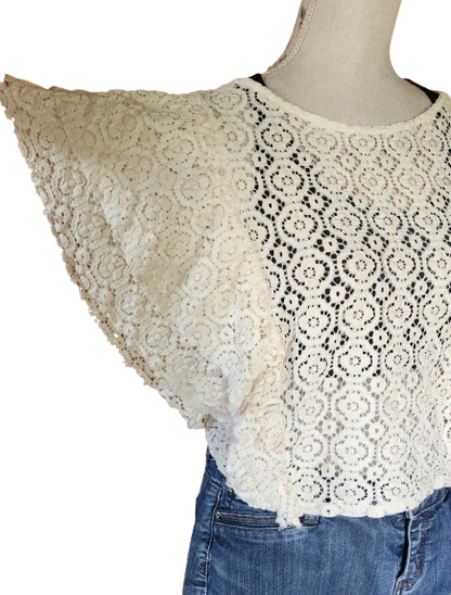 Blouse en dentelle Zara