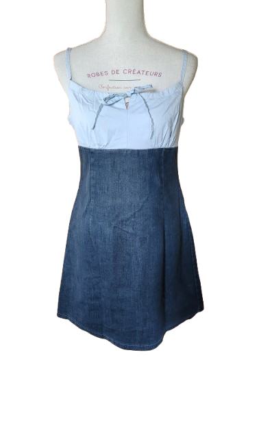 Robe à bretelles en jean