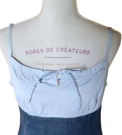 Robe à bretelles en jean