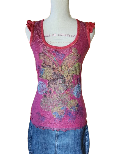 Tee-shirt avec volants DESIGUAL