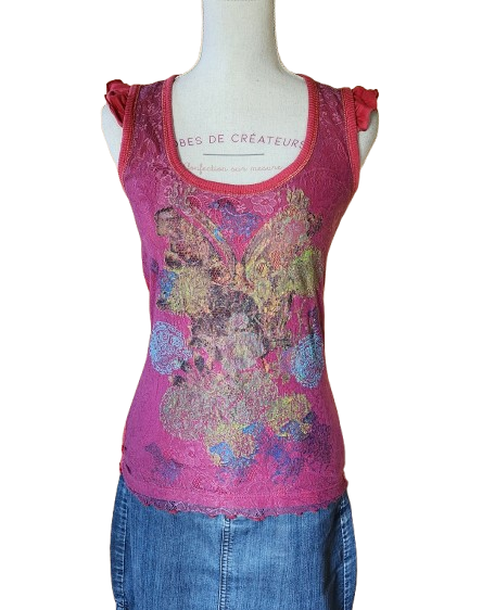 Tee-shirt avec volants DESIGUAL