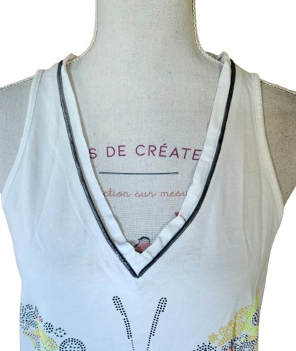 Top débardeur avec strass Odemai