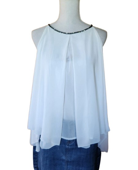 Blouse débardeur avec strass Made in Italy