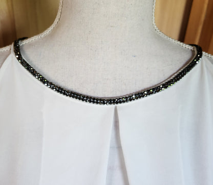 Blouse débardeur avec strass Made in Italy