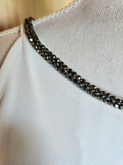 Blouse débardeur avec strass Made in Italy