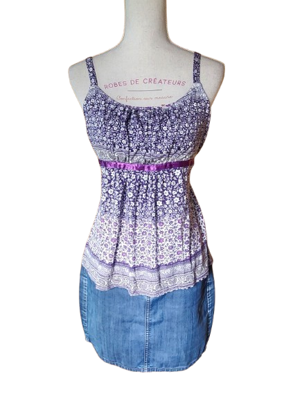 Débardeur fleuri en viscose Armand Thiery