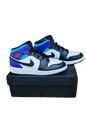 Baskets Air Jordan 1 Mid Bright Concord GS