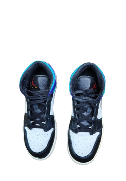 Baskets Air Jordan 1 Mid Bright Concord GS