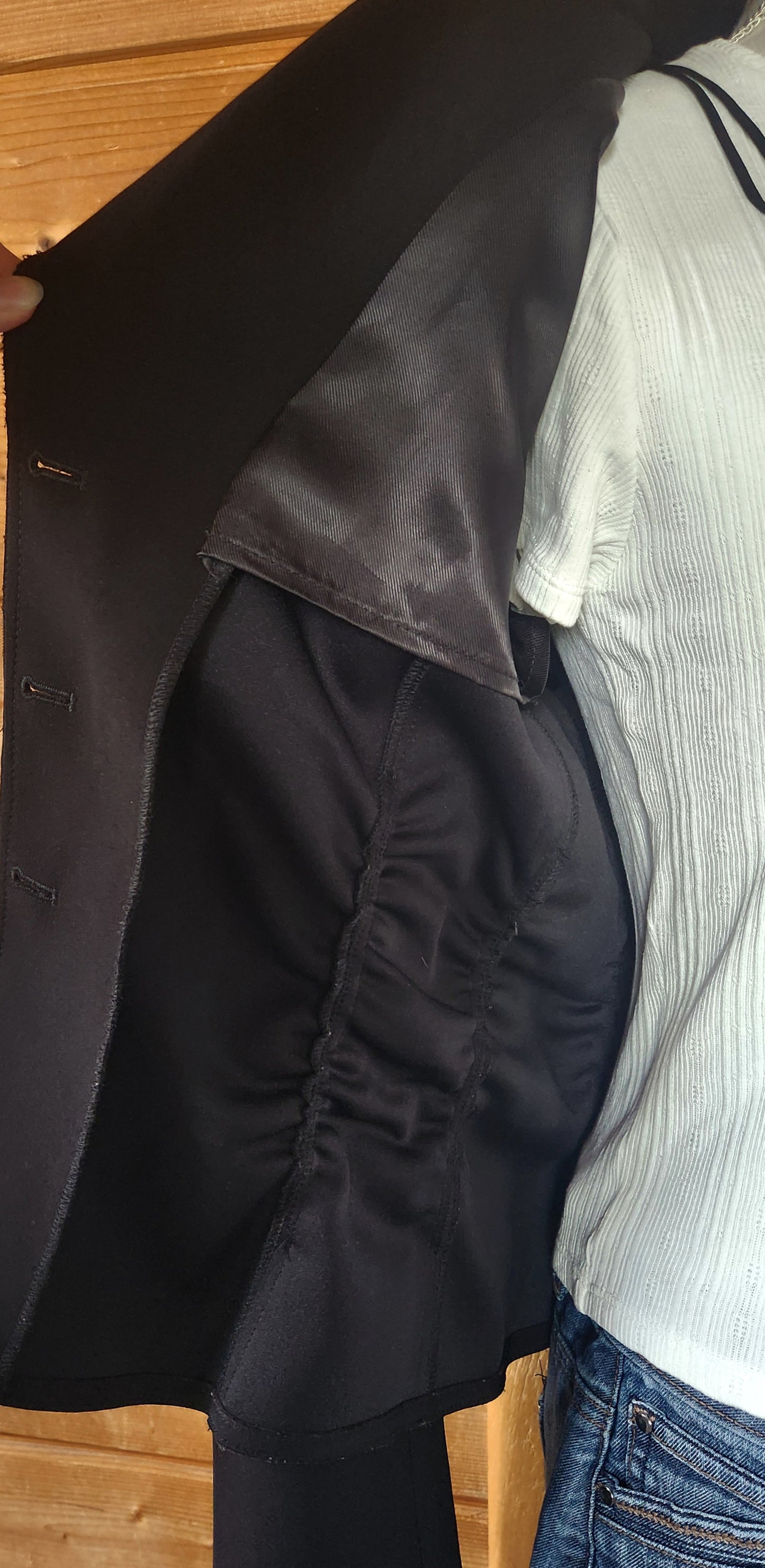 Veste blazer froncée Zara