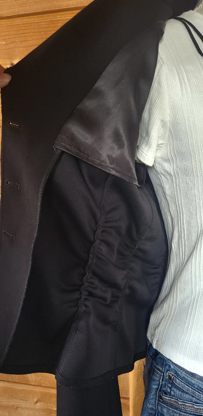 Veste blazer froncée Zara