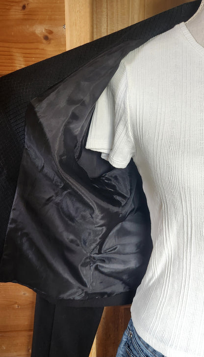 Veste blazer noire Grain de Malice