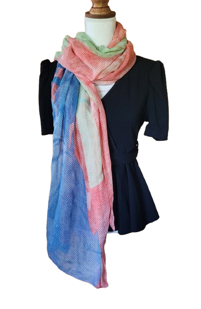 Grand foulard imprimé Statut de la Liberté USA